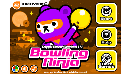 【免費遊戲App】Bowling Ninja - Tappi Bear-APP點子