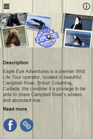 Eagle Eye Adventures app screenshot 2