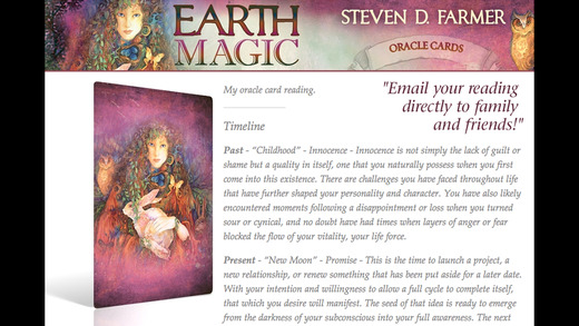 【免費生活App】Earth Magic Oracle Cards - Steven D. Farmer, Ph.D.-APP點子