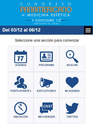 X Congreso panamericano de ME screenshot 2