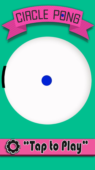 Circle Pong : Control the paddle keep the bouncing ping pong ball in center