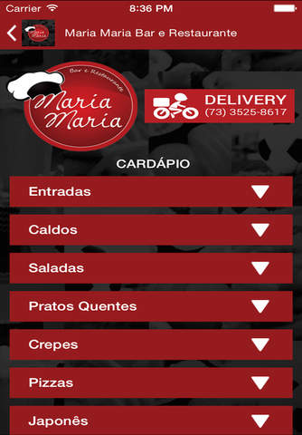 Maria Maria Bar e Restaurante screenshot 2