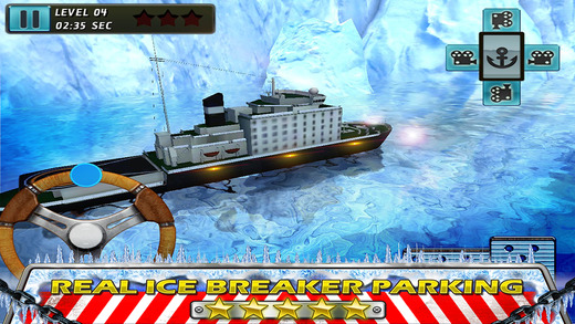 Ice-Breaker Boat Parking and Driving Ship Game of 3D Sea Rescue Missions