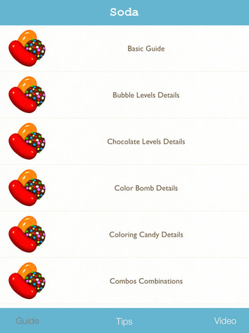 【免費書籍App】Guide & Video Tips for Candy Crush Soda Saga - Full strategy walktrough-APP點子