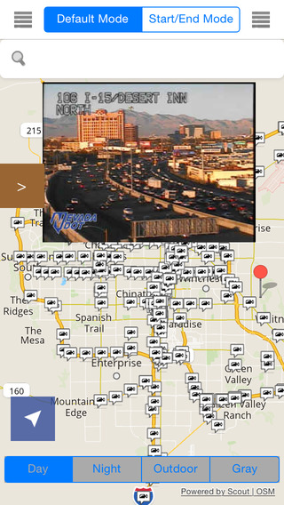 Nevada Las Vegas Offline Map Navigation POI Travel Guide Wikipedia with Traffic Cameras Pro - Great 