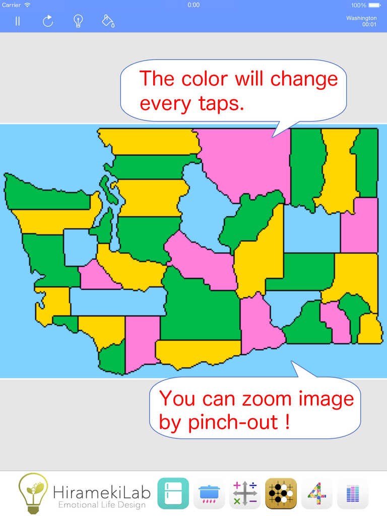 App Shopper FourColor2 Puzzle of Four Color Theorem World Map Edition (Games)