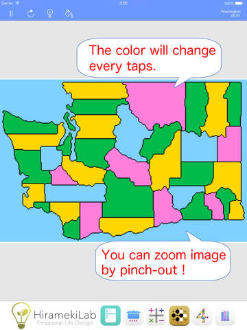 【免費遊戲App】FourColor2 - Puzzle of Four Color Theorem - World Map Edition-APP點子