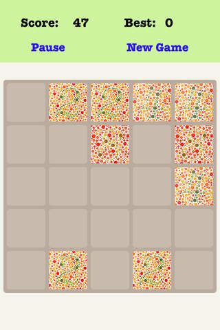 Color Blind 5X5 - Sliding Number Blocks screenshot 2