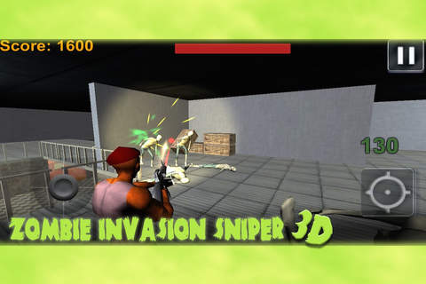 Zombie Invasion Sniper 3D Pro screenshot 3