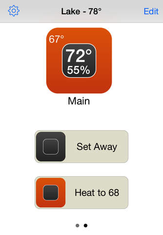 QuickActions for Nest - Easily control your thermostats with saved quick actions screenshot 2
