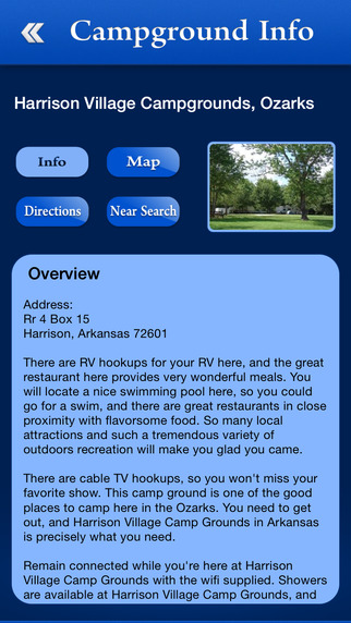 【免費旅遊App】Arkansas Campgrounds Guide-APP點子