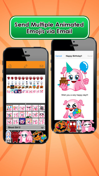 【免費娛樂App】Emoji Kingdom 15 Free Pumpkin Halloween Emoticon Animated for iOS 8-APP點子