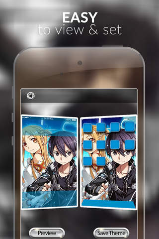 Anime Walls : HD Retina Wallpaper Themes and Backgrounds in Sword Art Online Style screenshot 3
