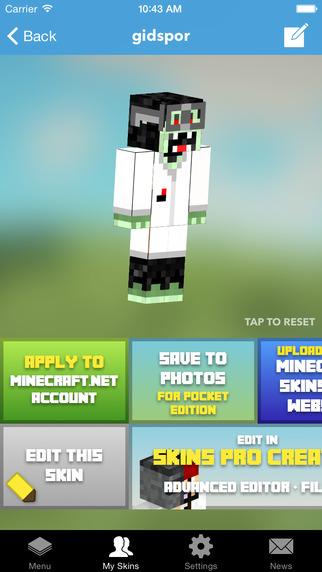 【免費工具App】Skin Creator PE - for Minecraft Pocket Edition-APP點子