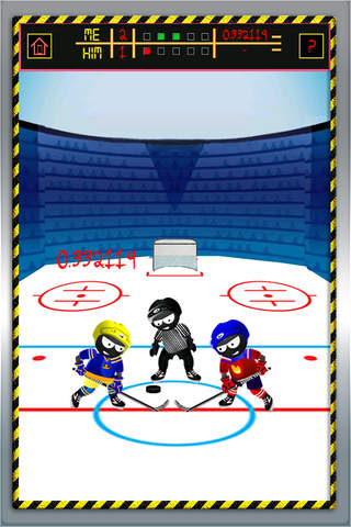 2015 Stickman Ice Hockey Reflex Face-Off : Fastest Finger Showdown Battle PRO screenshot 4