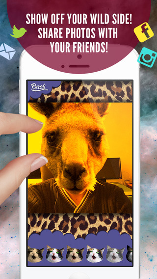 【免費書籍App】Animal Faces- Great editing tools for turning yourself into a wild animal-APP點子