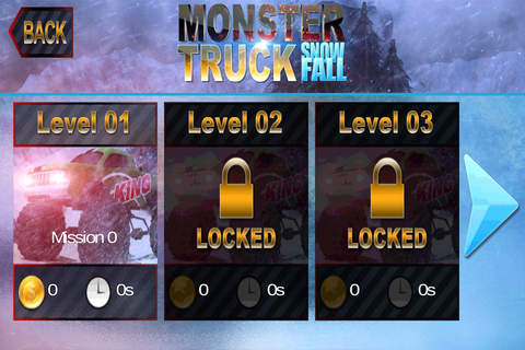 Monster Truck Snowfall Pro screenshot 2