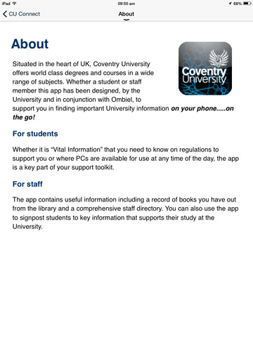免費下載教育APP|CU Connect for Coventry University students app開箱文|APP開箱王
