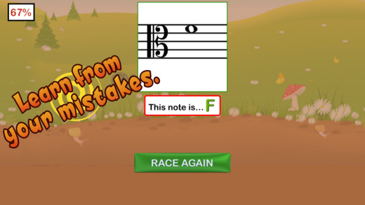 【免費教育App】Flashnote Derby- Musical Note Flashcards!-APP點子