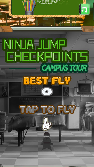 Ninja Jump Checkpoints Free - A Cute Endless Jumping Challenge Simulator Game Campus Tour