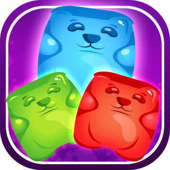 Stackable Happy Gummy Bear - Sweet Drop Challenge FREE LOGO-APP點子