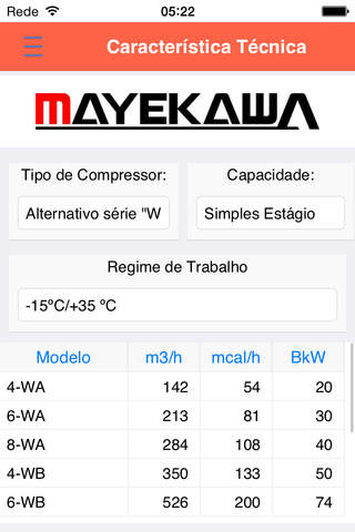 Compressores Mayekawa screenshot 3