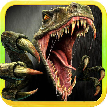 Jurassic Dinosaur Rampage 3D Run: Dino Hunter vs T-Rex Attack LOGO-APP點子