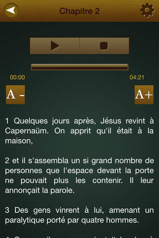 French Bible Audio - La Sainte screenshot 3