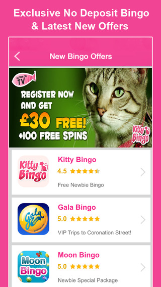 【免費娛樂App】Bingo Offers - FREE No Deposit Bonuses and Reviews of the best UK mobile sites-APP點子