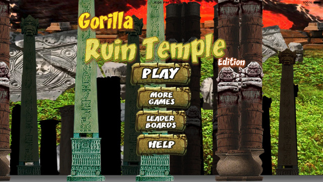 Gorilla Ruin Temple : Survival Brave Rescue