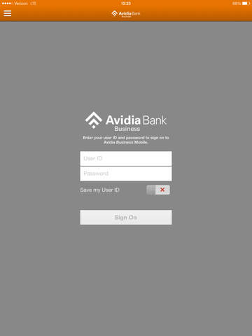 Avidia Business Mobile for iPad