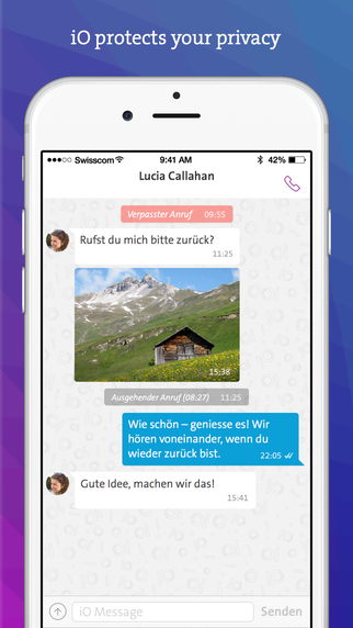 【免費社交App】iO – Free phone calls and chats: The Swiss alternative-APP點子