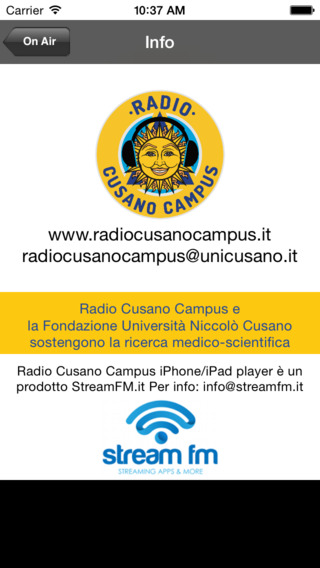 【免費音樂App】Radio Cusano Campus-APP點子