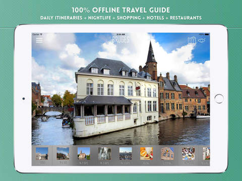 【免費旅遊App】Bruges Travel Guide with Offline City Street Maps-APP點子