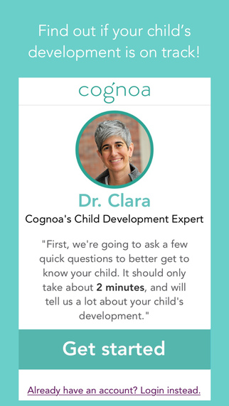 Cognoa Child Developmental Assessment: Milestone Monitoring Pediatrician Sharing and Parenting Suppo