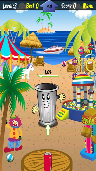 【免費遊戲App】Tossing Champ - Toss Objects into the Garbage Can-APP點子