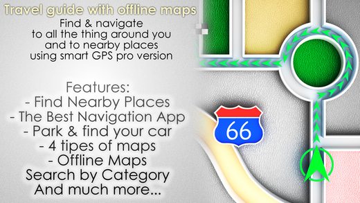 Travel guide with offline maps - Find navigate to all the things around you and to nearby places usi