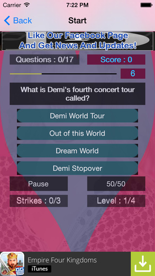 Demetria - Trivia Quiz For Demi Lovato