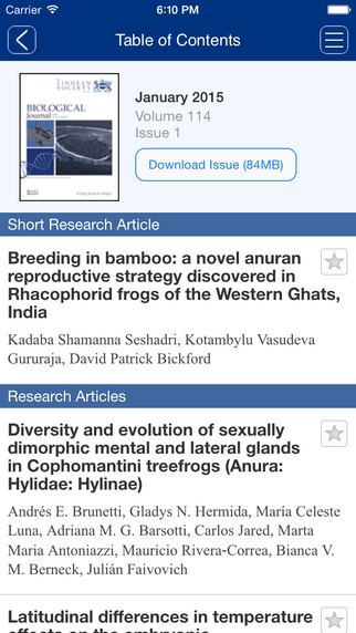 【免費教育App】Biological Journal of the Linnean Society-APP點子