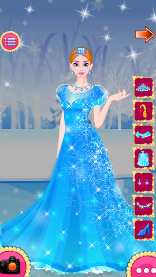 【免費遊戲App】Winter Princess Dressup -kids games-APP點子