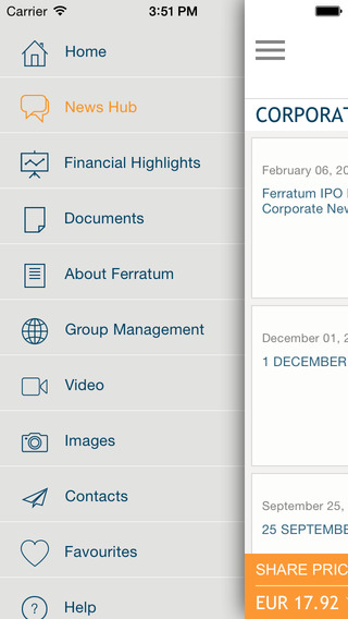 【免費商業App】Ferratum Investor Relations App-APP點子