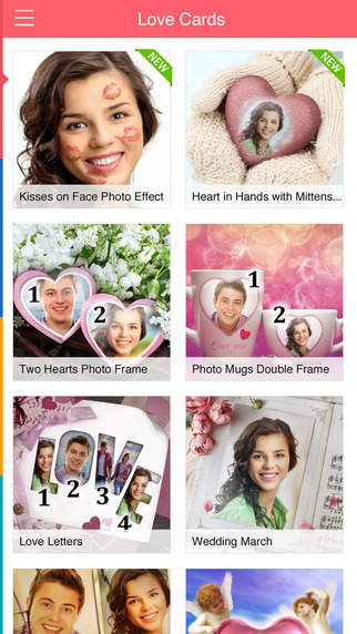 【免費攝影App】Love Cards - lovely double photo frames, romantic greetings & amour ecard maker-APP點子