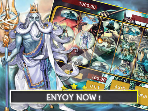 【免費遊戲App】Poseidon Lucky 888 : Ancient greece and greek gods casino slot with big payout free hd version-APP點子