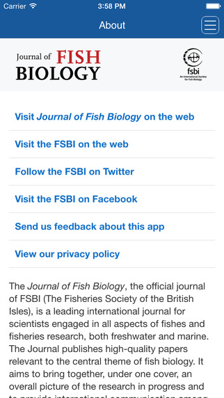 免費下載教育APP|Journal of Fish Biology app開箱文|APP開箱王