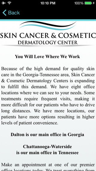 【免費醫療App】Skin Cancer & Cosmetic Centers-APP點子