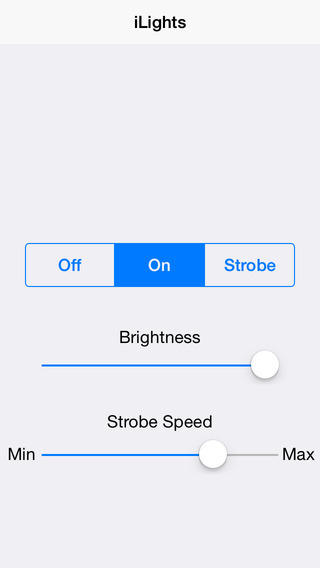 iLights Flashlight Free for iPhone 6 5s 5c 5 4s 4 iPad and iPod - LED Flash Light Strobe App