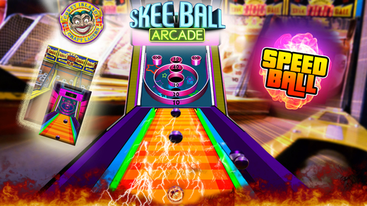 Speed ball Trick shot : spin-ing skee bowling arcade game free