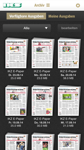 【免費新聞App】IKZ Zeitungskiosk (E-Paper)-APP點子