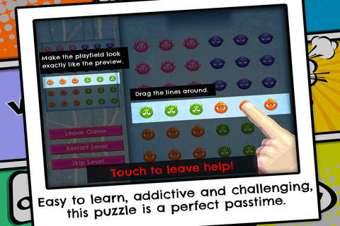 Winter Yummies - FREE - Slide Rows And Match Winter Slurpy Creatures Puzzle Game screenshot 4