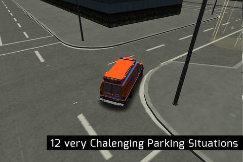 Medical Van 3D Parking screenshot 3